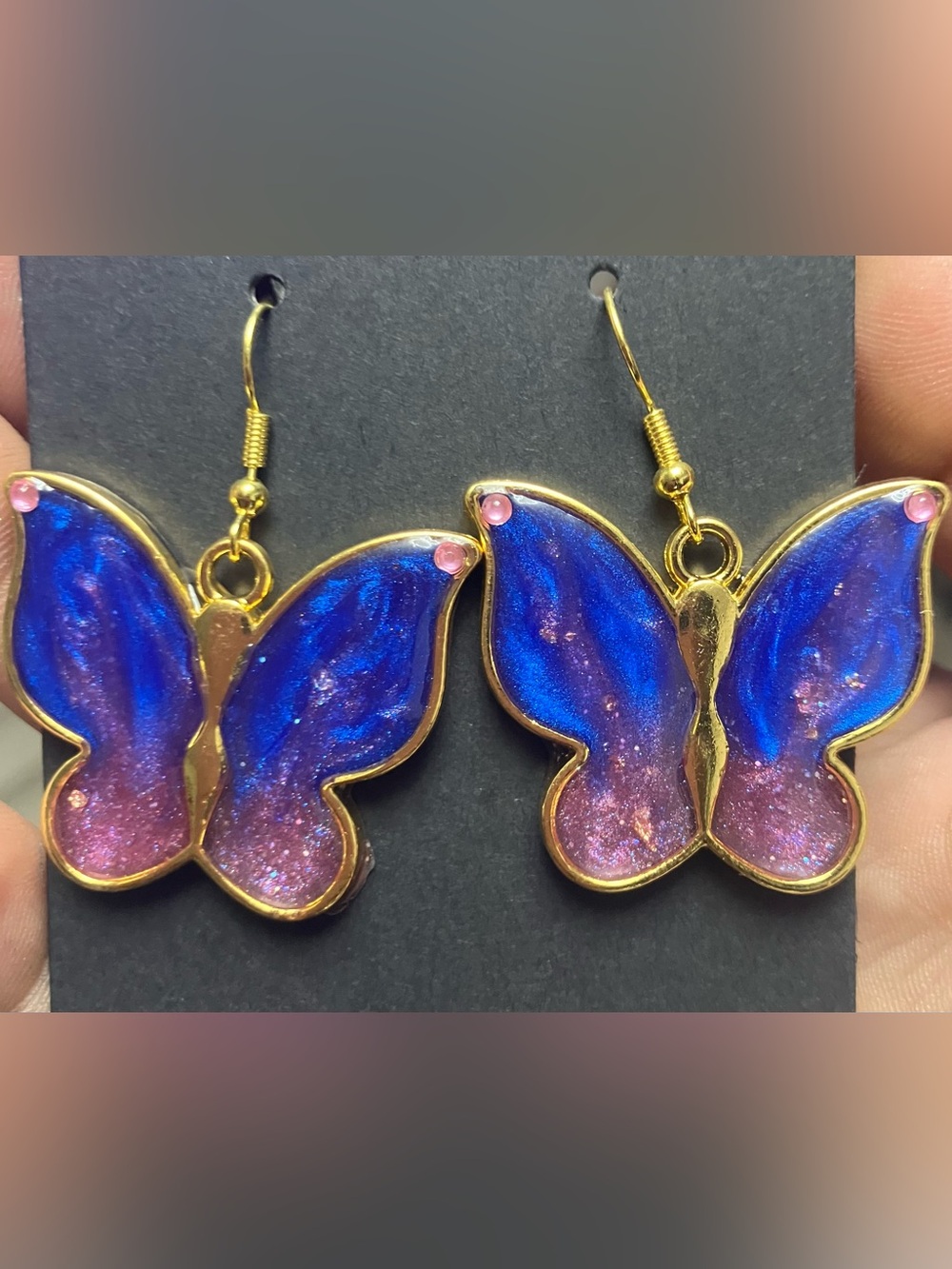 Handcrafted celestial butterflies
